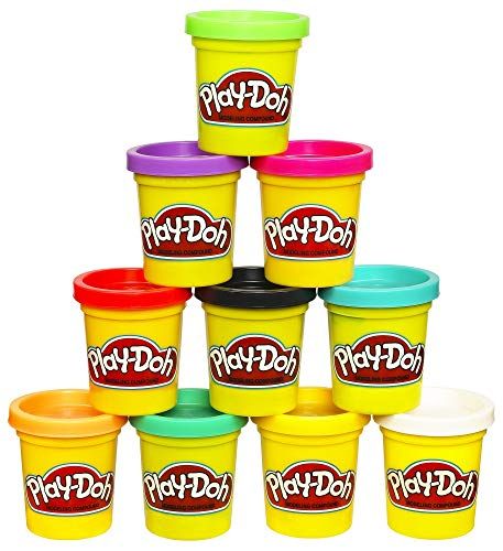 Play-Doh Modeling Compound 10-Pack Case of Colors, Non-Toxic, Assorted, 2 oz. Cans, Multicolor, C... | Amazon (US)