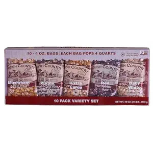 Amish Country Popcorn | 4 Ounce Variety Kernel Gift Set (10 Pack Assorted) | Old Fashioned, Non-G... | Amazon (US)