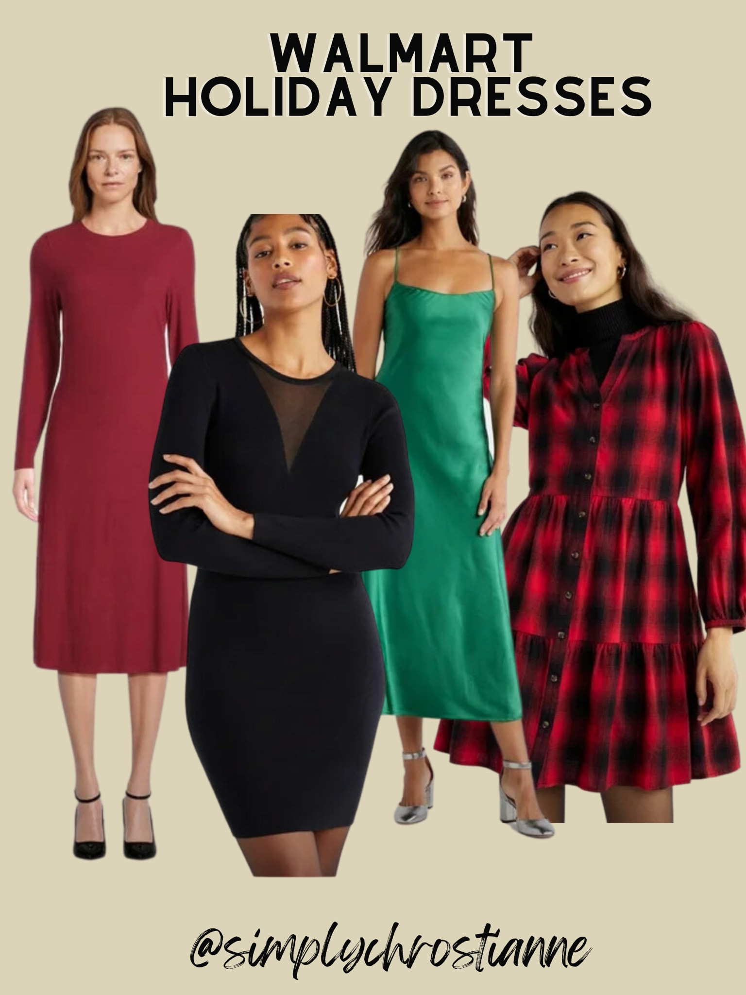 Walmart fashion, Holiday dress 

#LTKSeasonal #LTKfindsunder50 #LTKHoliday