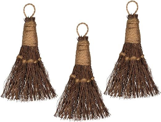 Cinnamon Broom 6" - Cinnamon Broomstick Scented 3 Pack -Mini Broom - Witches Broom Decor for Hall... | Amazon (US)