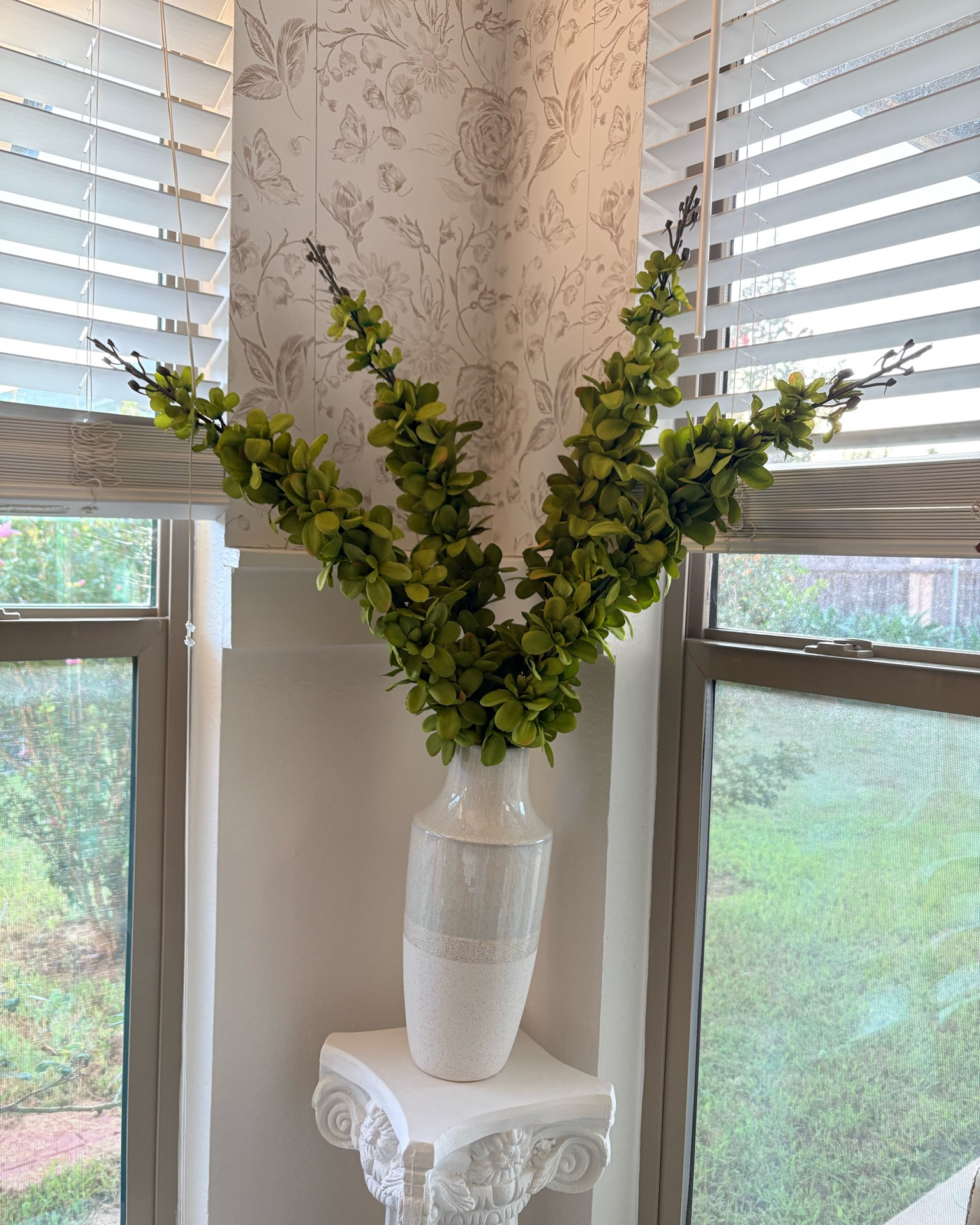Green stems. Fabric-like leaves. 47” long.

#LTKHome