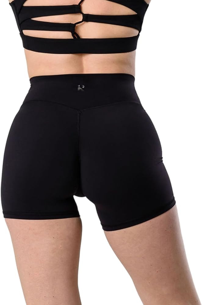 Kamo Fitness Featherlite Enhance 6" Women's Biker Shorts - No Front Seam, Soft, Butt-Lifting, Hig... | Amazon (US)