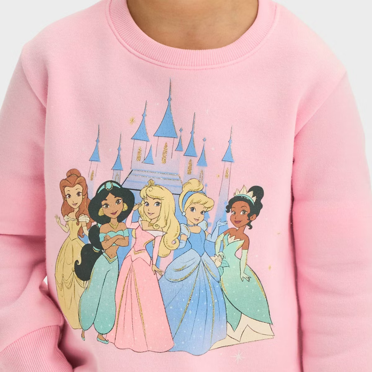Toddler Girls' Disney Princess Fleece Pullover - Pink | Target