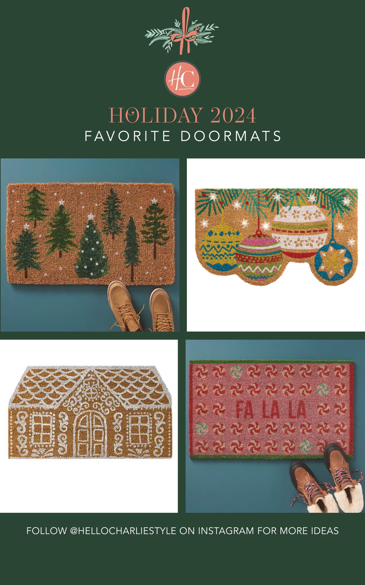 Cute cute holiday doormats in all price ranges! Gingerbread house is only $5!! 


#LTKSeasonal #LTKHoliday #LTKHome