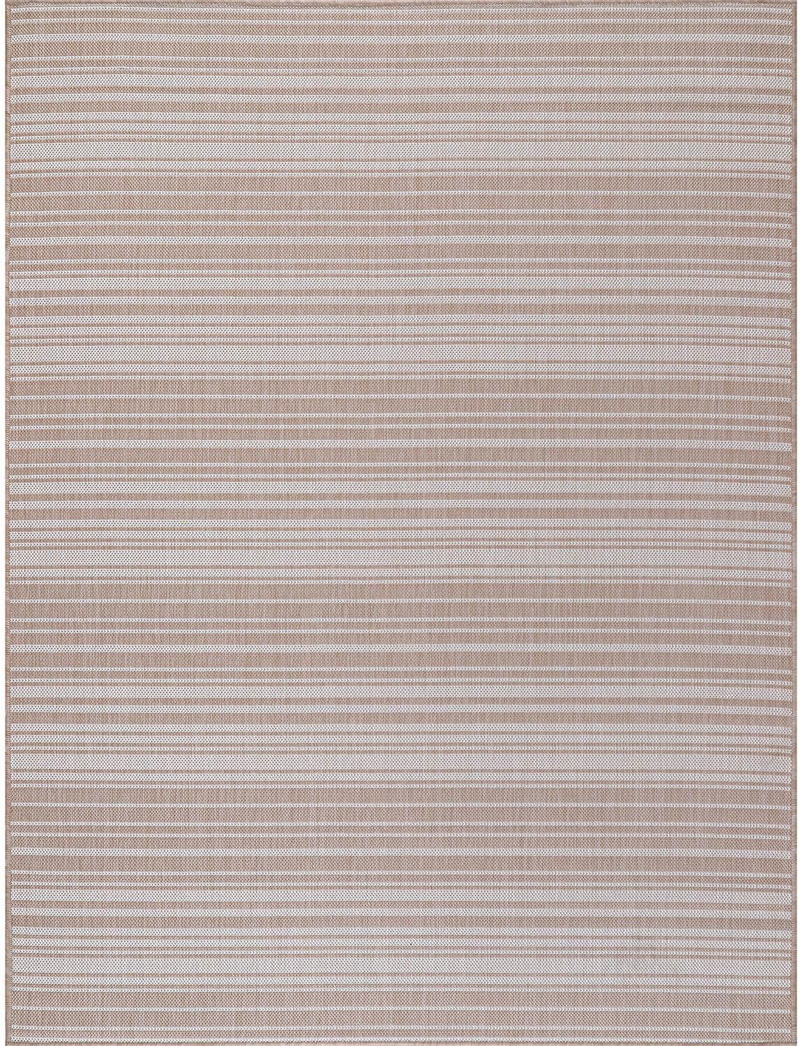 Stripe Outdoor Rug 5x7 Washable Outside Carpet for Indoor Patio Porch Waterproof Easy Cleaning No... | Amazon (US)