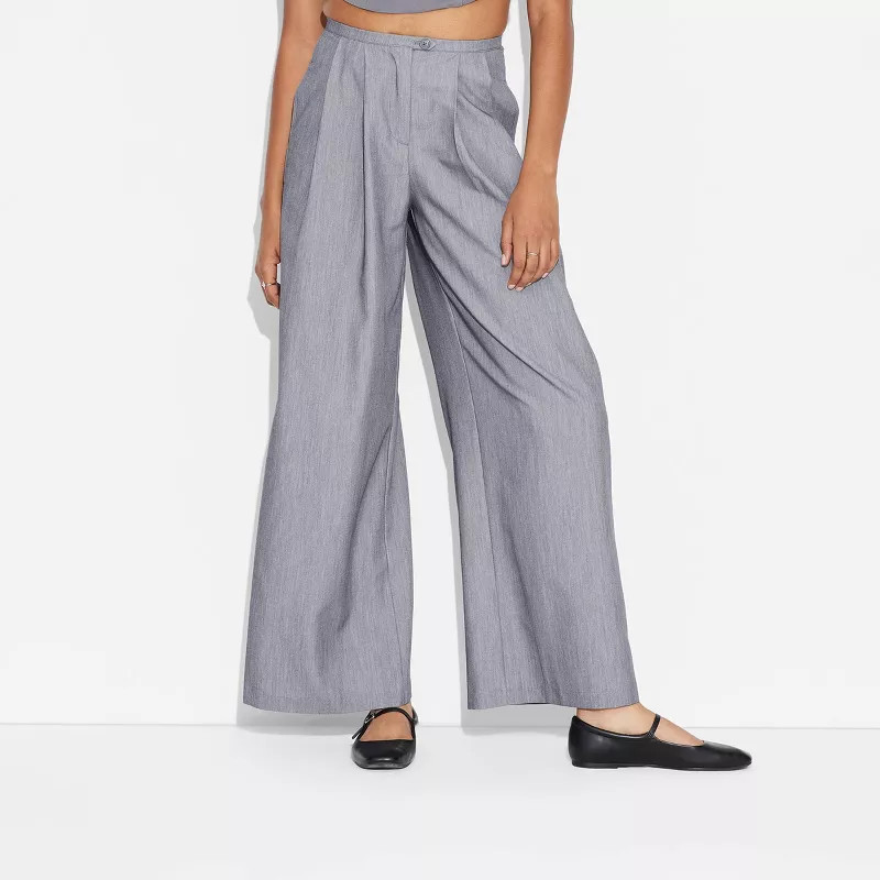 Women's Low-Rise Wide Leg Trousers - Wild Fable™ | Target