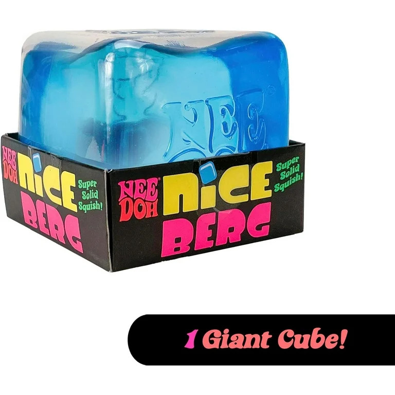 Nee Doh Nice Berg, Satisfying Square Shaped Sensory Toy, Blue, Children Ages 3 and Up | Walmart (US)