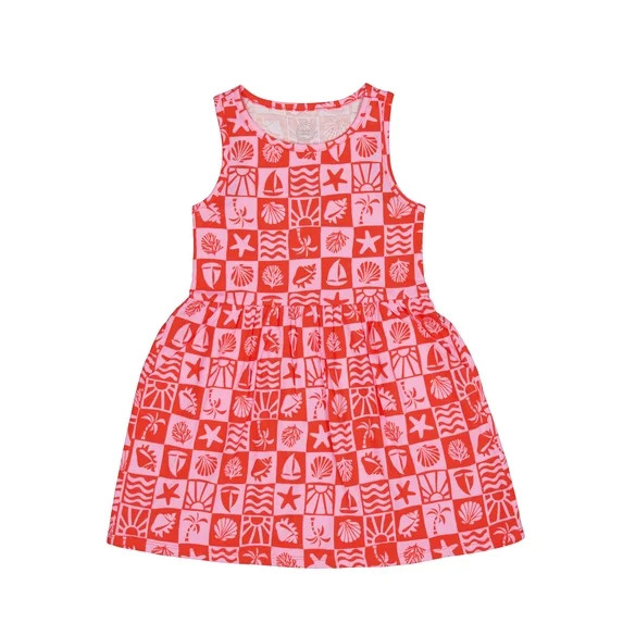Wonder Nation Girls Tank Play Dress,Sizes S-XLP | Walmart (US)