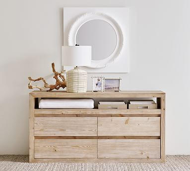 Folsom 4-Drawer Wide Dresser | Pottery Barn (US)