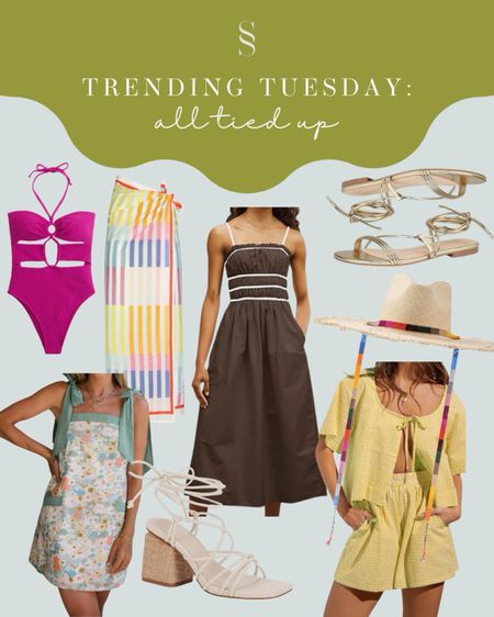 Trending Tuesday : All Tied Up 👏🏼 obsessed with the spring trend of ties on everything! Shop my favorites below  

#LTKfindsunder100 #LTKfindsunder50 #LTKsalealert