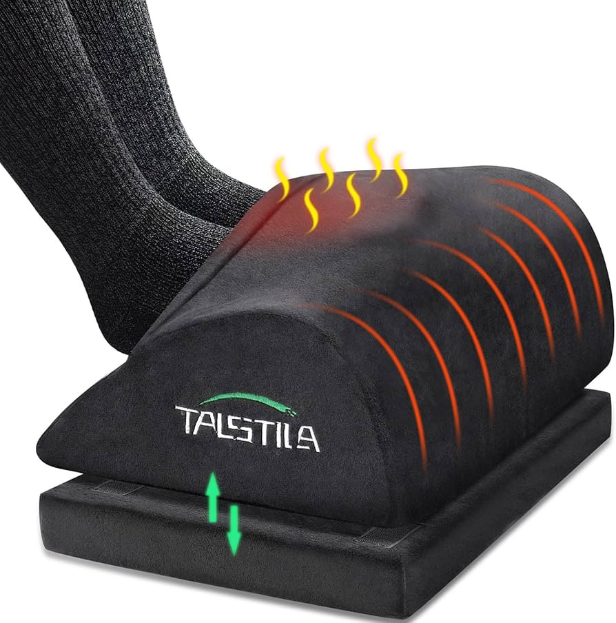 TALSTILA Foot Rest for Under Desk at Work, Under Desk Footrest, Ergonomic 2 Adjustable Heights Fo... | Amazon (US)