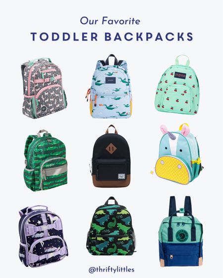 Has your toddler bound off back to school? Make sure they have a backpack that is just their size! These are some of our favorites! 🎒 

#LTKunder100 #LTKkids