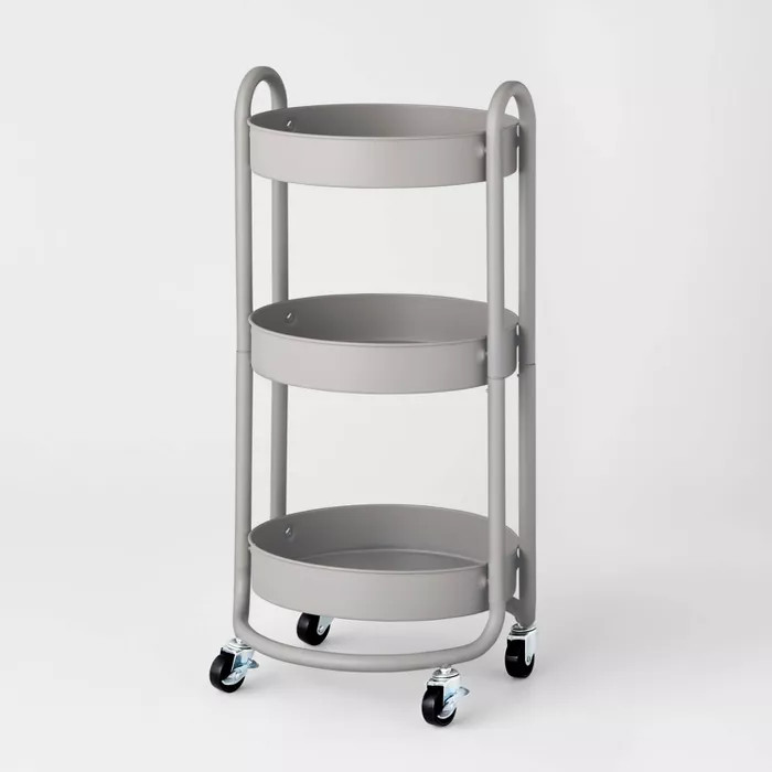 3 Tier Round Metal Utility Cart - Brightroom™ | Target