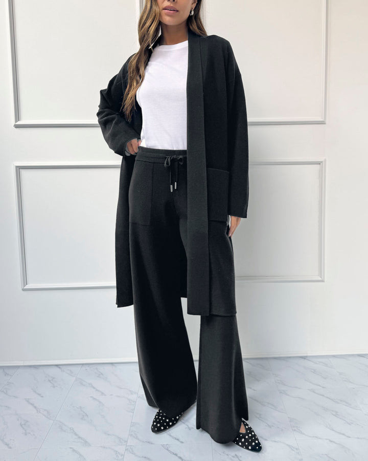 Splendid x @Cellajaneblog Sweater Wide Leg Pant | Splendid