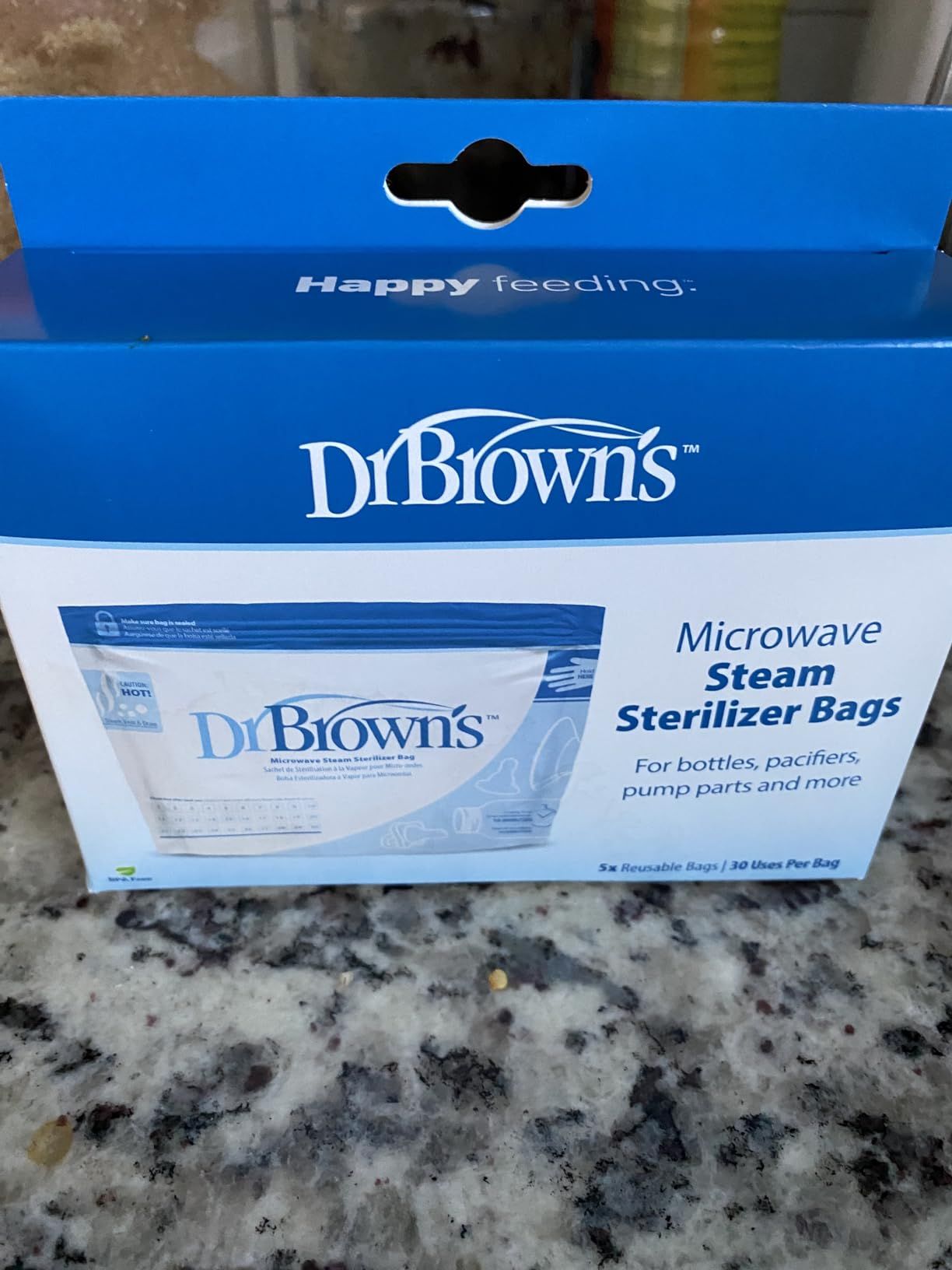 Dr. Brown's Microwave Steam Sterilizer Bags for Baby Bottles, Pacifiers, Pump Parts and Accessori... | Amazon (US)