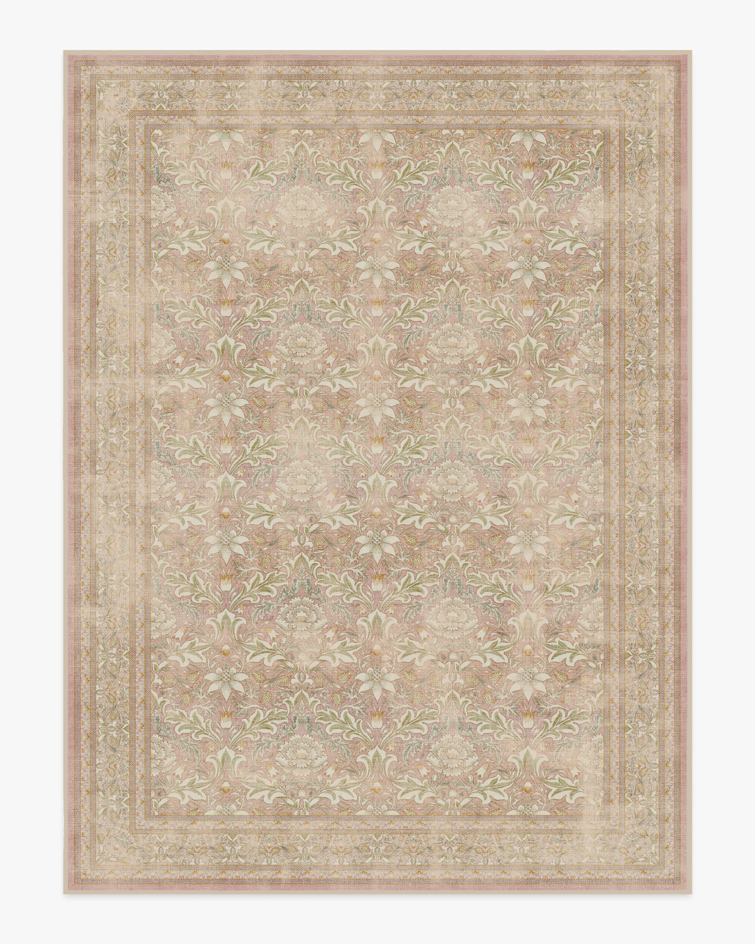 Morris & Co. Simply Severn Soft Pink Rug | Ruggable | Ruggable