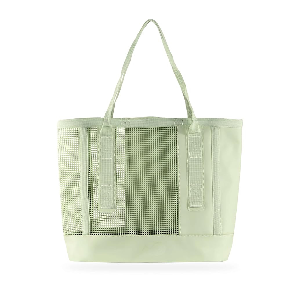 MISSION Outdoor Cassi Lightweight Beach Tote Bag with Waterproof Bottom and Coated Mesh for Beach... | Amazon (US)