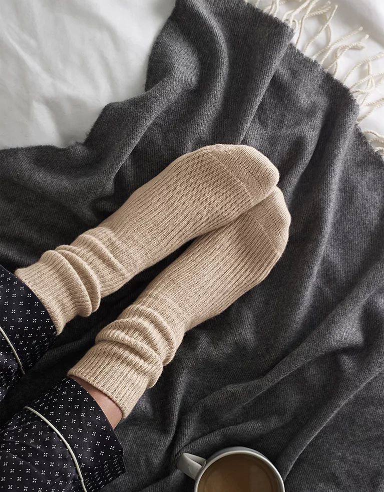 Cashmere Bed Socks | The White Company (UK)
