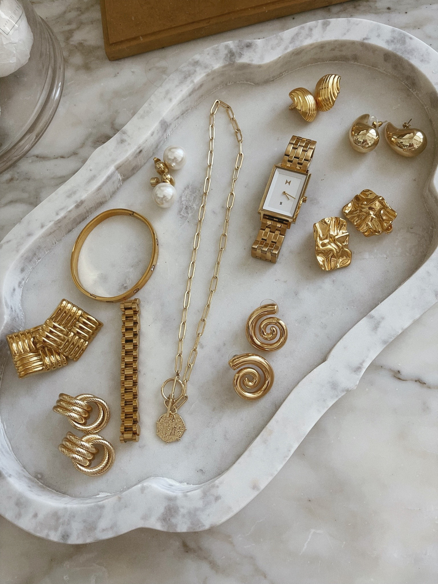 Simple, everyday gold jewelry from @amazon #accessories #goldjewelry