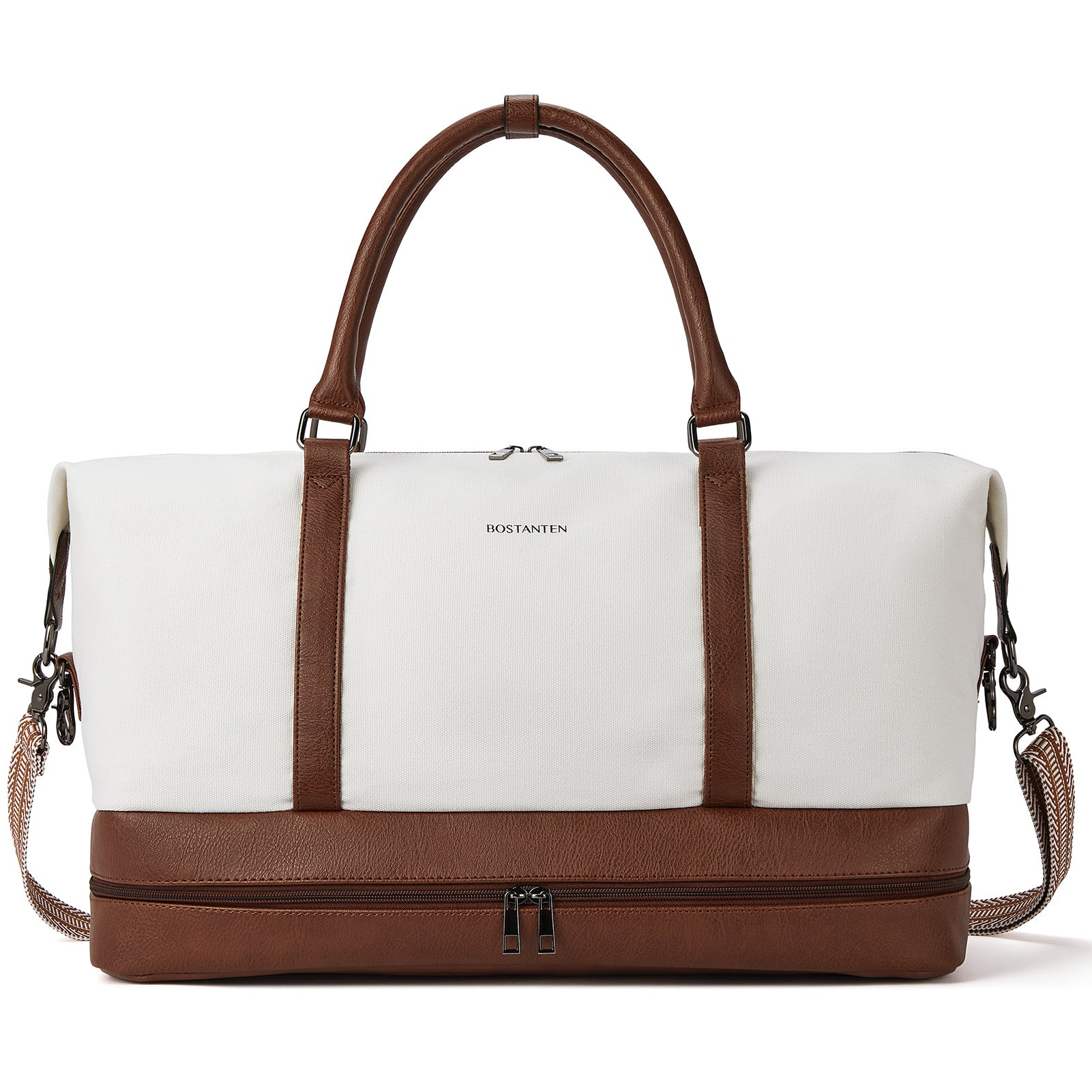 Zenobe Canvas Weekender Bag for Women | Bostanten