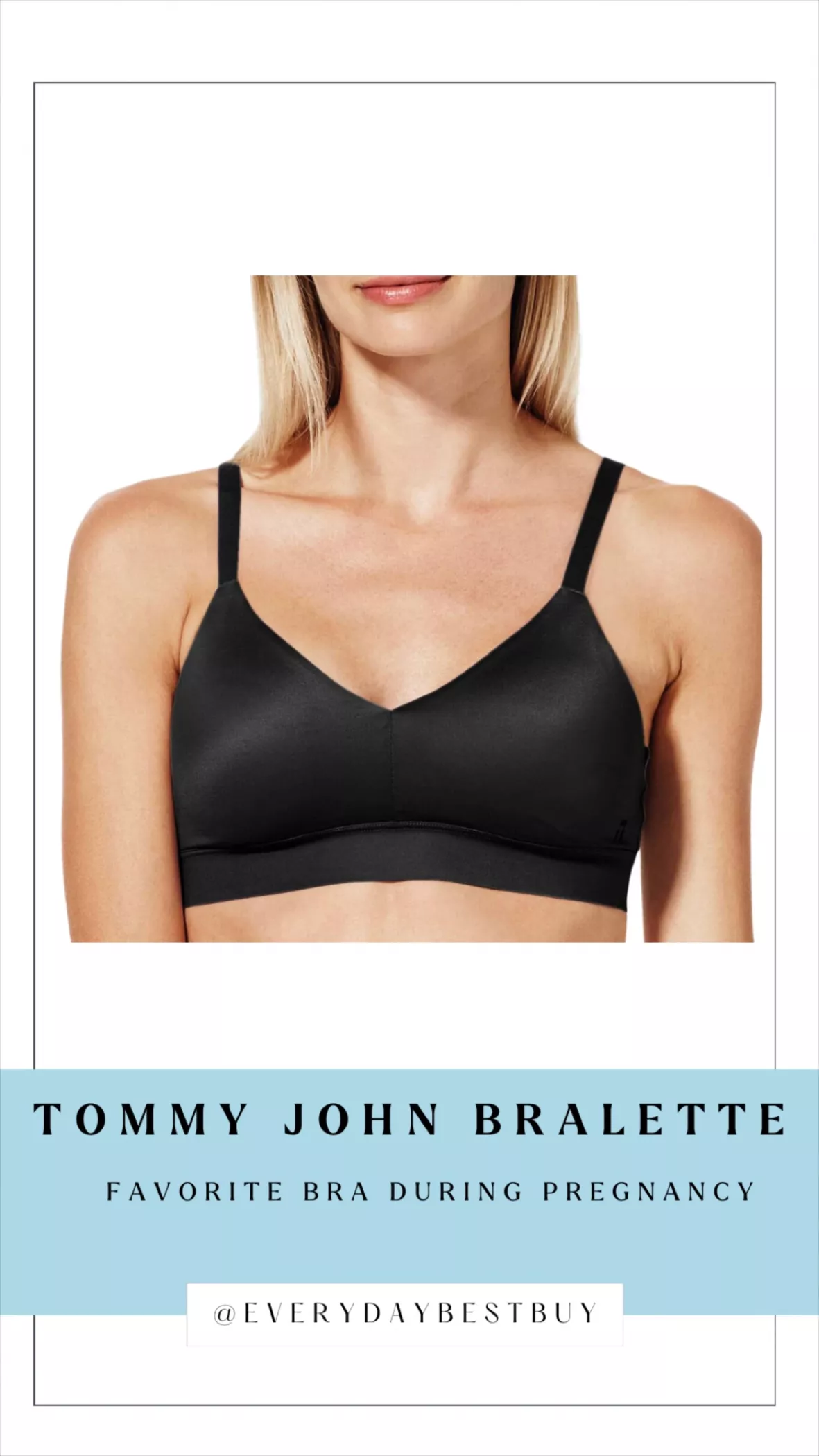 Tommy John Women's Second Skin Triangle Bralette - Bra with