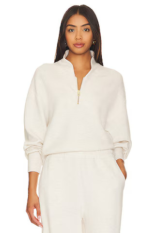 Varley Davidson Sweatshirt in Ivory Marl from Revolve.com | Revolve Clothing (Global)