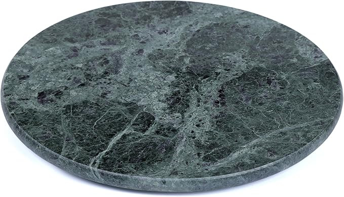 Creative Home Natural Green Marble 8 Inches Round Trivet, Cheese Board, Diameter | Amazon (US)