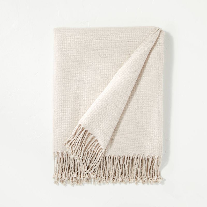 Solid Texture Woven Throw Blanket - Hearth & Hand™ with Magnolia | Target