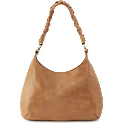 HOBO Madison Leather Shoulder Bag in Whiskey at Nordstrom | Nordstrom
