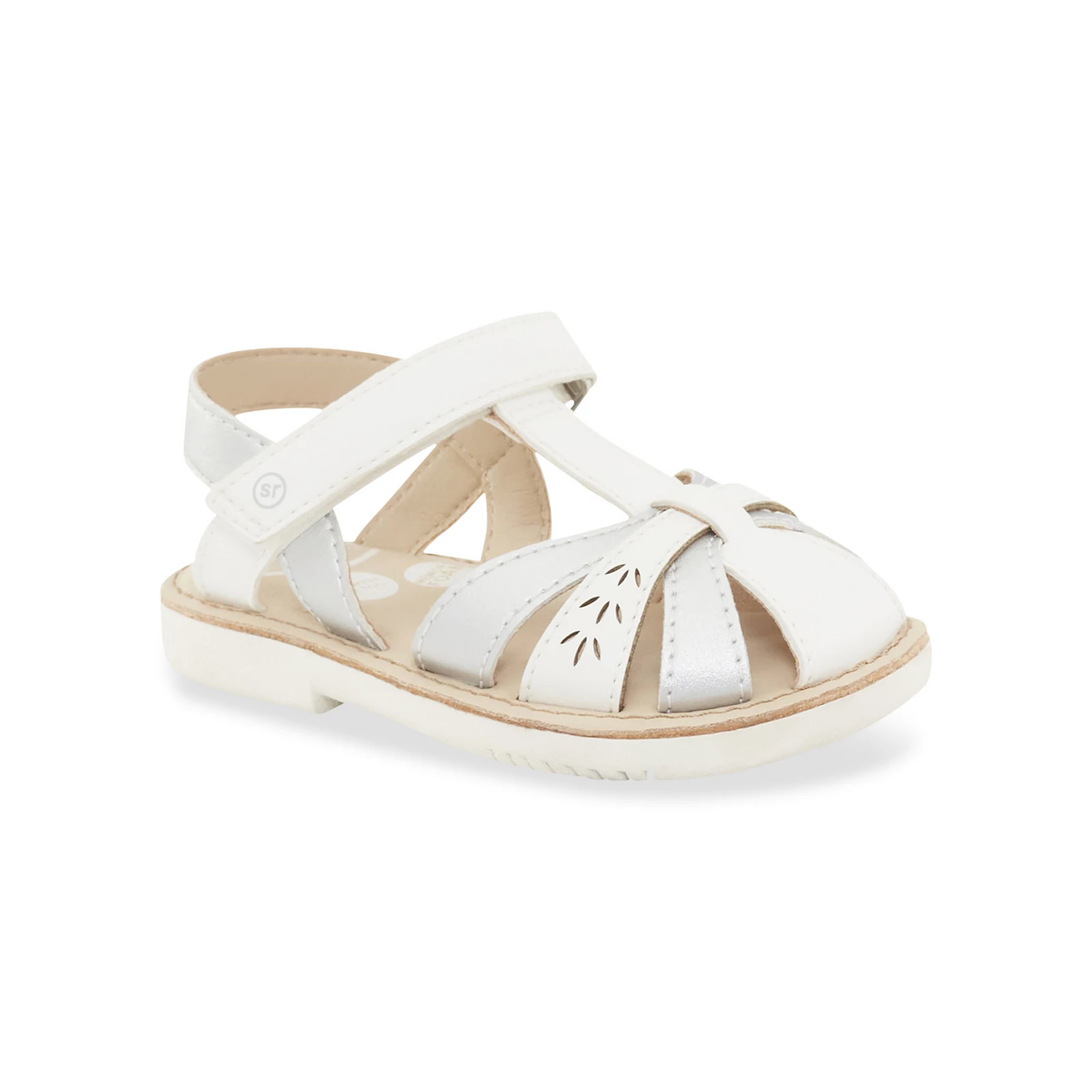 Stride Rite Kehlani Toddler & Little Kid Girls Slingback Sandals with Cutout Design, Toddler Girl's, Size: 6 T, White | Kohl's