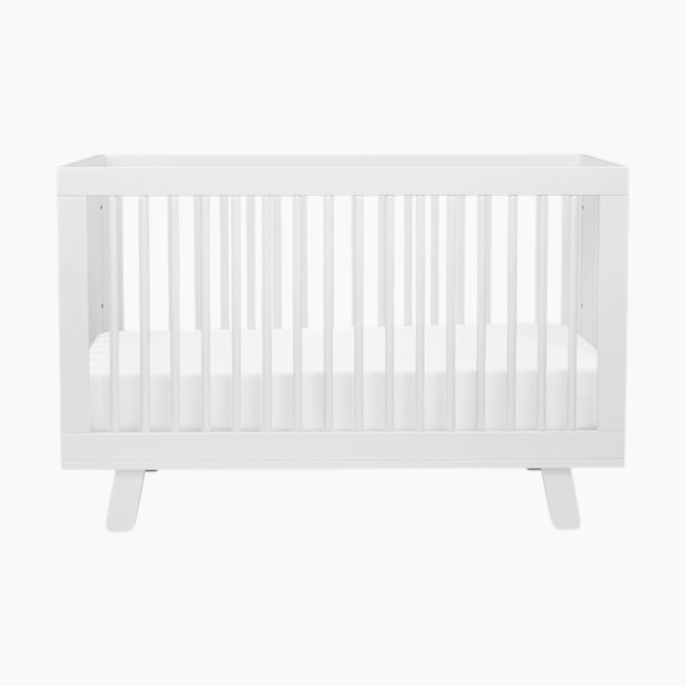 babyletto Hudson 3-in-1 Convertible Crib with Toddler Bed Conversion Kit in White Size 53.625"" x 29 | Babylist