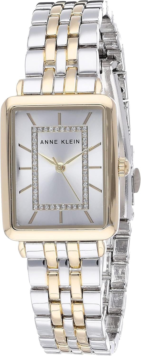 Anne Klein Women's Glitter Accented Bracelet Watch | Amazon (US)