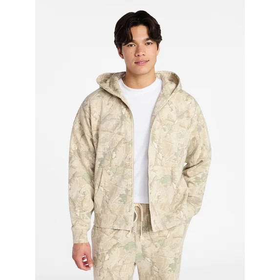 No Boundaries Zip Hoodie with Long Sleeves, Men's XS-5XL | Walmart (US)