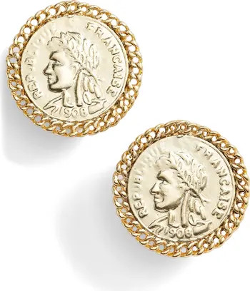 Karine Sultan Coin Clip-On Earrings | Nordstrom | Nordstrom