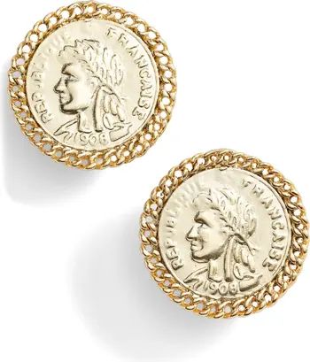 Karine Sultan Coin Clip-On Earrings | Nordstrom | Nordstrom