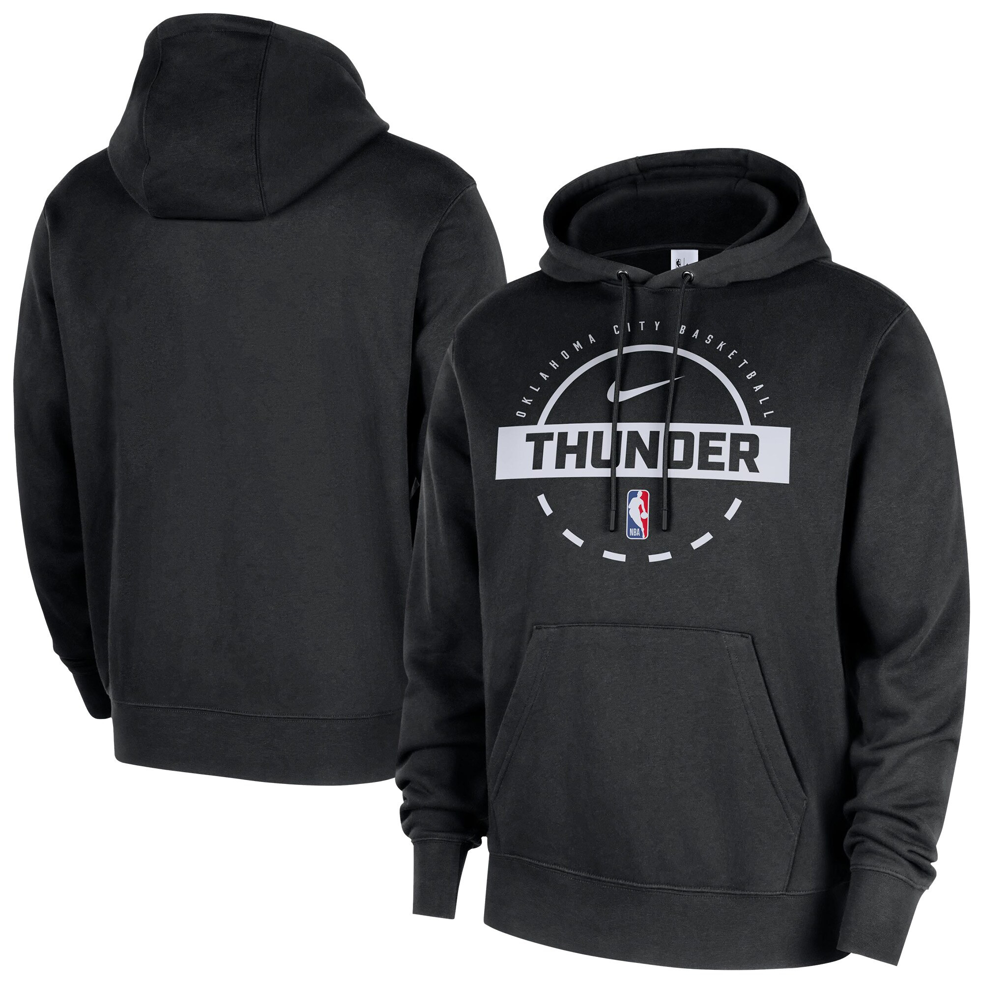 Oklahoma City Thunder Nike 2025/26 Authentic Practice Club Pullover Hoodie - Blue | Fanatics