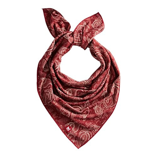 MISSION Cooling Bandana, Red Paisley - Lightweight & Breathable - Cools Up to 2 Hours - UPF 50 Sun Protection - Machine Washable | Amazon (US)
