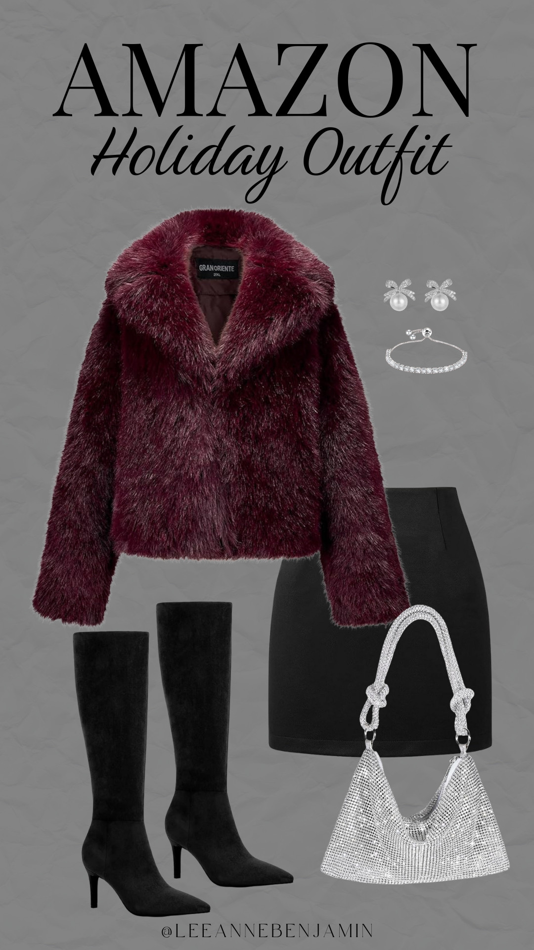 The cutest and luxe holiday outfit all on Amazon!  

 #LTKHoliday #LTKmomlife #LTKSeasonal