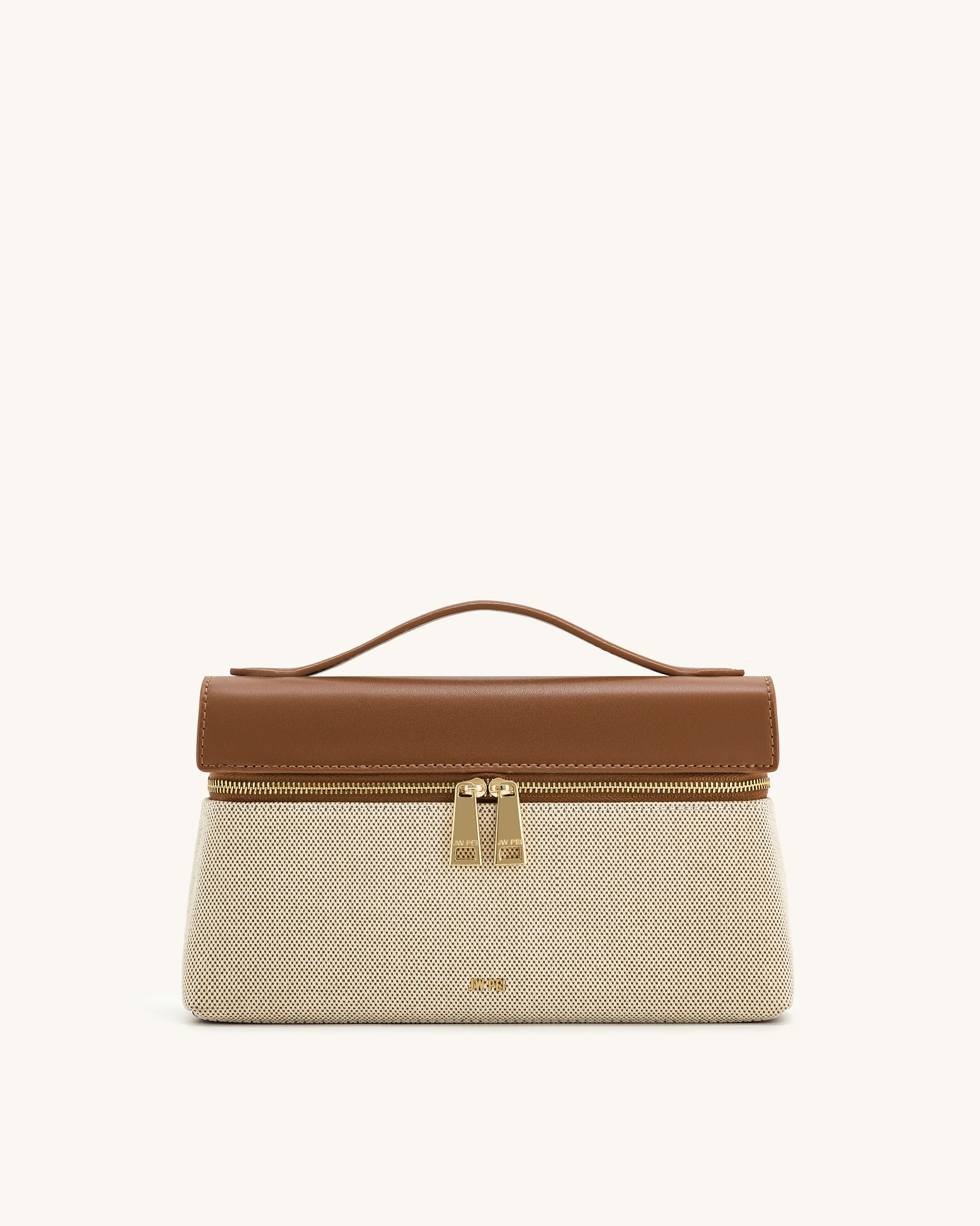 Thea Top Handle Bag - Brown Canvas | JW PEI US