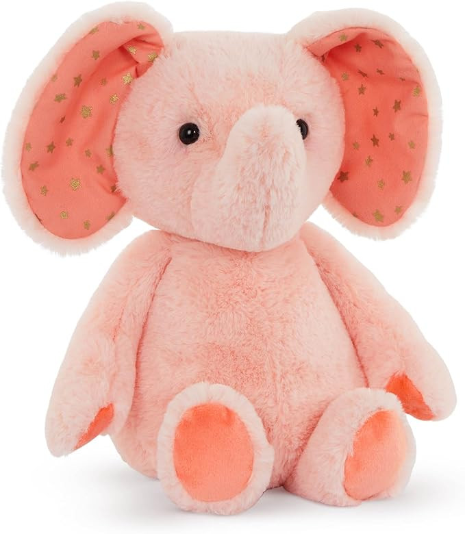 B. toys- B. softies- 12" Plush Pink Elephant- Stuffed Animal– Soft & Cuddly Toy – Pink Elepha... | Amazon (US)