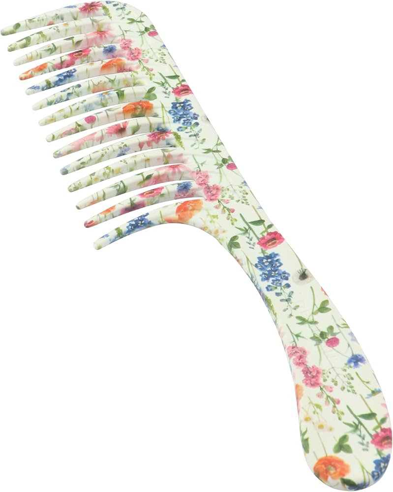 Denman D28 Wide Tooth Detangling Comb - Curved Pin For Detangling, Curl Defining, Smoothing - Wet... | Amazon (US)
