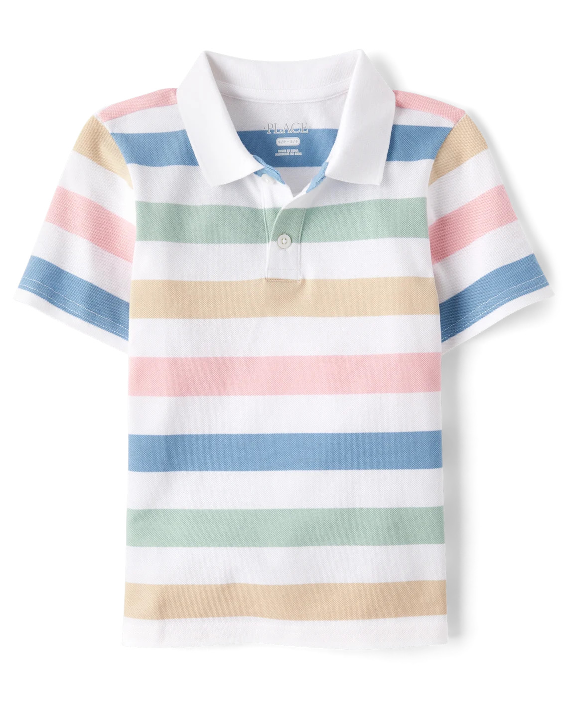 Boys Striped Soft Pique Polo - multi | The Children's Place