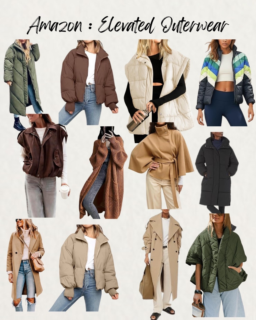 Amazon Elevated Outerwear / Amazon Outerwear / Amazon Fashion / Amazon Style Inspo

#LTKootd #LTKSeasonal