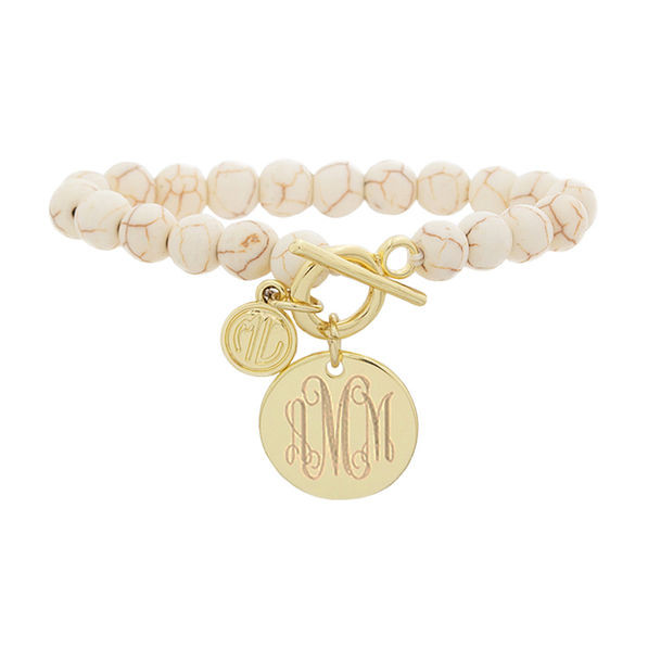 Monogrammed Ball Bracelet | Marleylilly