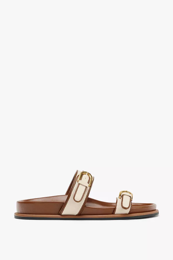 STRAPPY BUCKLE SANDALS | Zara US