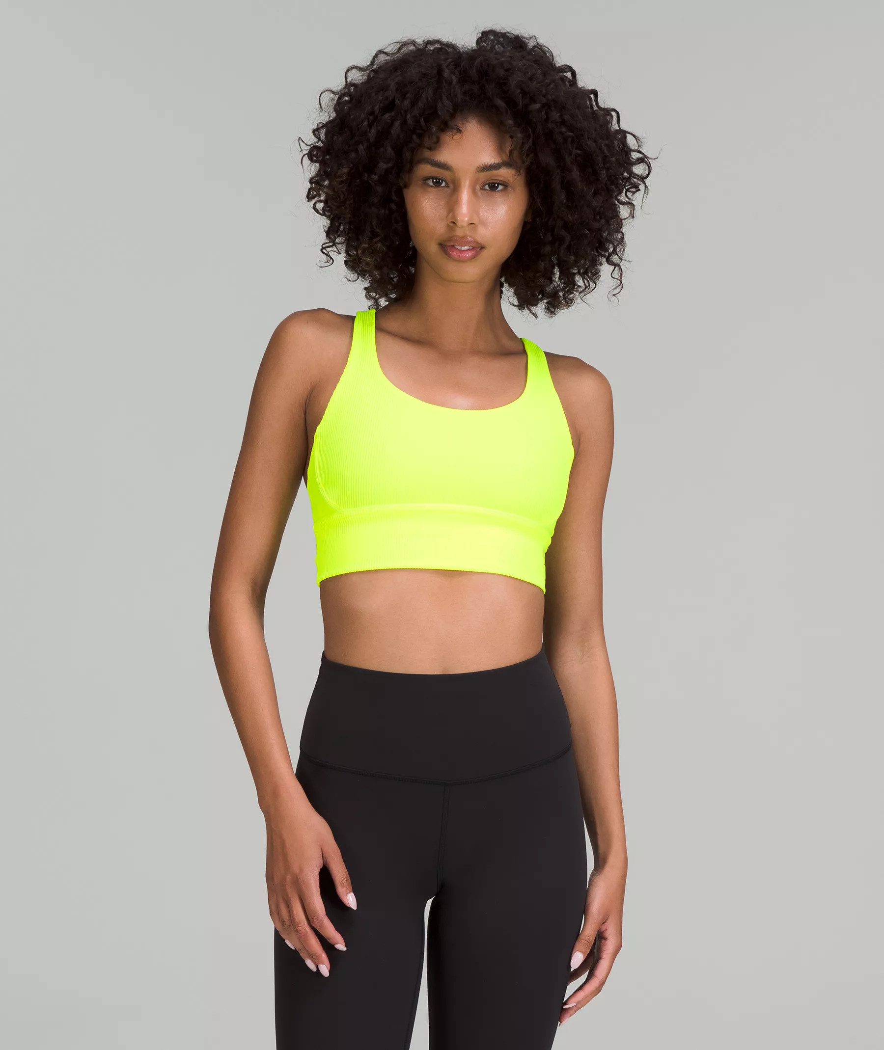 Energy Longline Bra Ribbed Luxtreme Medium Support, B–D Cups | Lululemon (US)