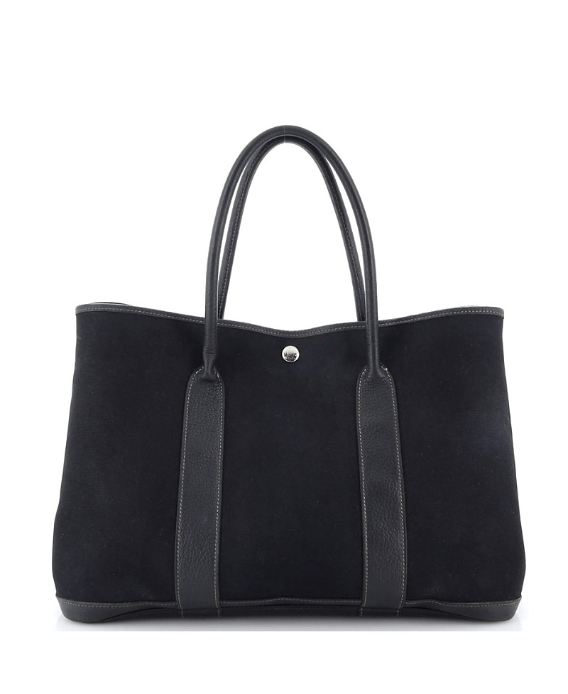 Pre-Owned Hermes 36 Garden Party Tote Toile and Leather | Bloomingdale's (US)