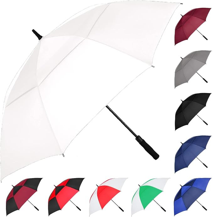 MRTLLOA 54/62/68/72 Inch Automatic Open Golf Umbrella, Extra Large Oversize Double Canopy Vented ... | Amazon (US)
