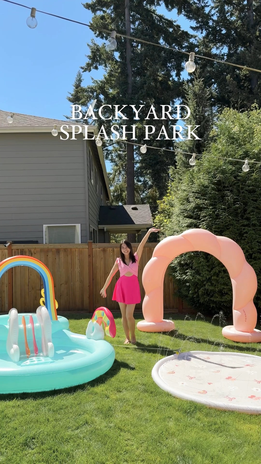 BACKYARD SPLASH PARK!

Cute kiddie pool with slide, inflatable swimming pool for kids, arch play sprinkler, pump sump, cheery pitter , sandwich cutter set, swim dress, splash pad, sunscreen 

#LTKHome #LTKSwim #LTKSeasonal