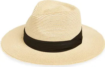Fray Edge Packable Panama Hat | Nordstrom